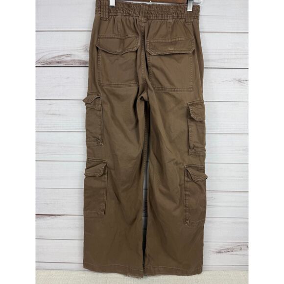 Arizona Jean Co Brown Cargo Wide Leg Pants Size 1 - Picture 3 of 7